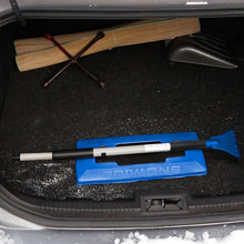 Load image into Gallery viewer, Snow Joe SJBLZD-JMB2-SJB 2-Pack Jumbo Telescoping Snow Broom + Ice Scraper, Blue/Blue
