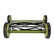 Load image into Gallery viewer, Sun Joe MJ501M-RM 18-Inch Manual Reel Mower with Grass Catcher (Certified Refurbished)
