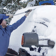 Load image into Gallery viewer, Snow Joe SJBLZD-JMB-SJB 2-In-1 Telescoping Jumbo Snow Broom + Ice Scraper
