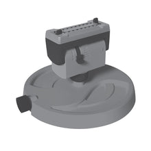 Load image into Gallery viewer, Aqua Joe AJ-OSPR20-GRY 20-Nozzle Max Coverage Adjustable Gear Driven Oscillating Sprinkler on Sled Base (Gray)