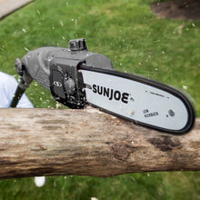 Load image into Gallery viewer, Sun Joe SWJ802E-GRY-RM Electric Multi-Angle Pole Chain Saw | 8 inch | 6.5 Amp | Grey (Refurbished)