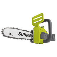 Load image into Gallery viewer, Sun Joe 20ViON-CS10-SJG 20-Volt iON Lithium Ion Chainsaw Kit | 10-Inch | W/ 2.0-Ah Battery and Charger