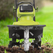 Load image into Gallery viewer, Sun Joe iON12TL 40-Volt iONMAX Cordless Garden Tiller/Cultivator Kit | 12-Inch | W/ 4.0-Ah Battery and Charger
