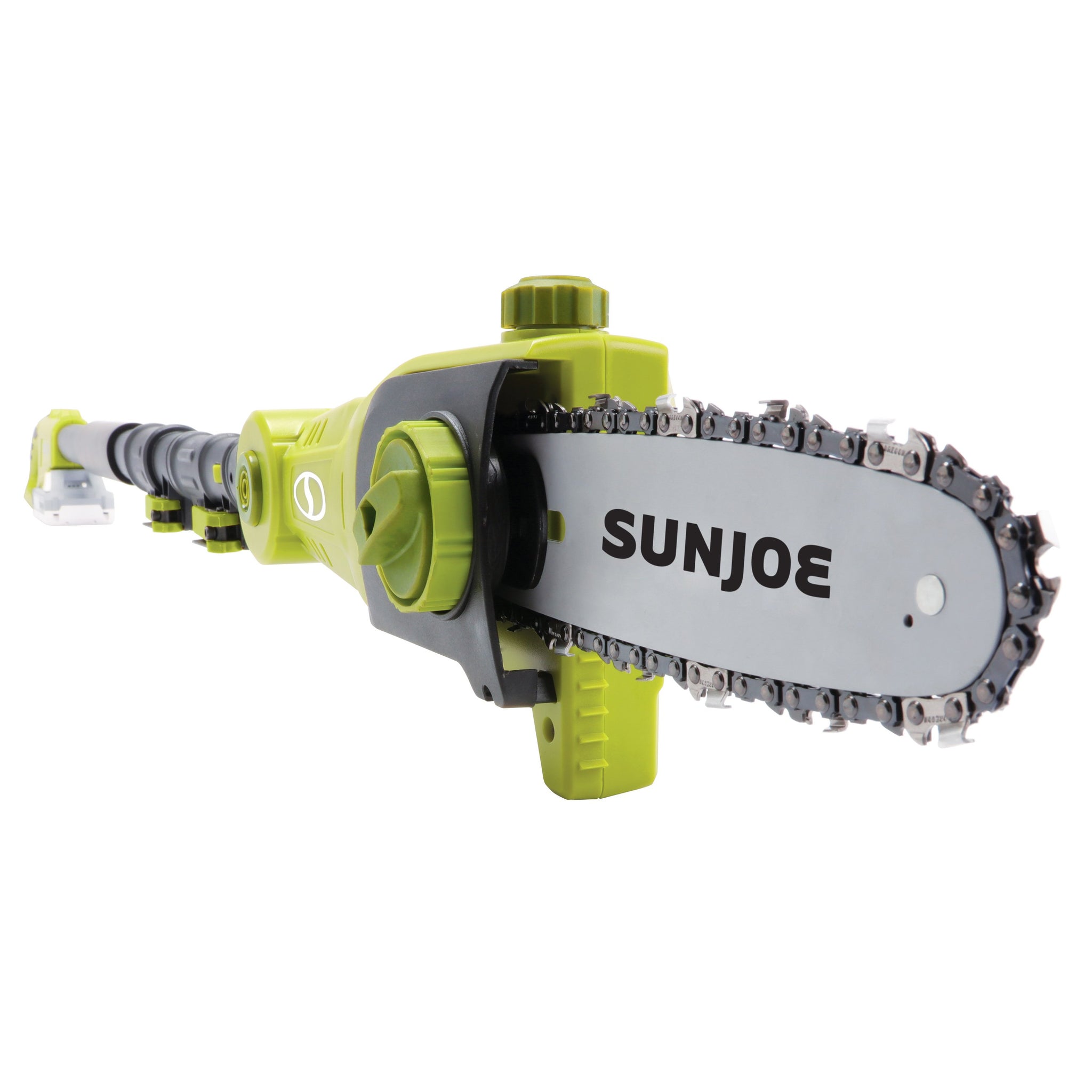 Load image into Gallery viewer, Sun Joe 24V-PS8-LTE-SJG 24-Volt iON+ Cordless Telescoping Pole Chainsaw Kit | 8-Inch | W/ 2.0-Ah Battery and Charger