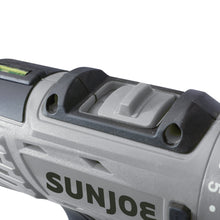 Load image into Gallery viewer, Sun Joe 24V-DD-LTE-BLK 24-Volt iON+ Cordless Drill Driver Kit | W/ 2.0-Ah Battery and Charger (Black)
