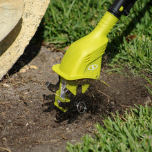 Load image into Gallery viewer, Sun Joe 24V-TLR-LTE 24-Volt iON+ Cordless Garden Tiller + Cultivator Kit | W/ 2.0-Ah Battery and Charger
