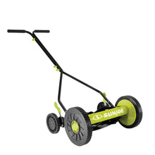 Load image into Gallery viewer, Sun Joe MJ503M-RM Manual Reel Mower | 14-Inch | Quad Wheel | 9-Position (Certified Refurbished)
