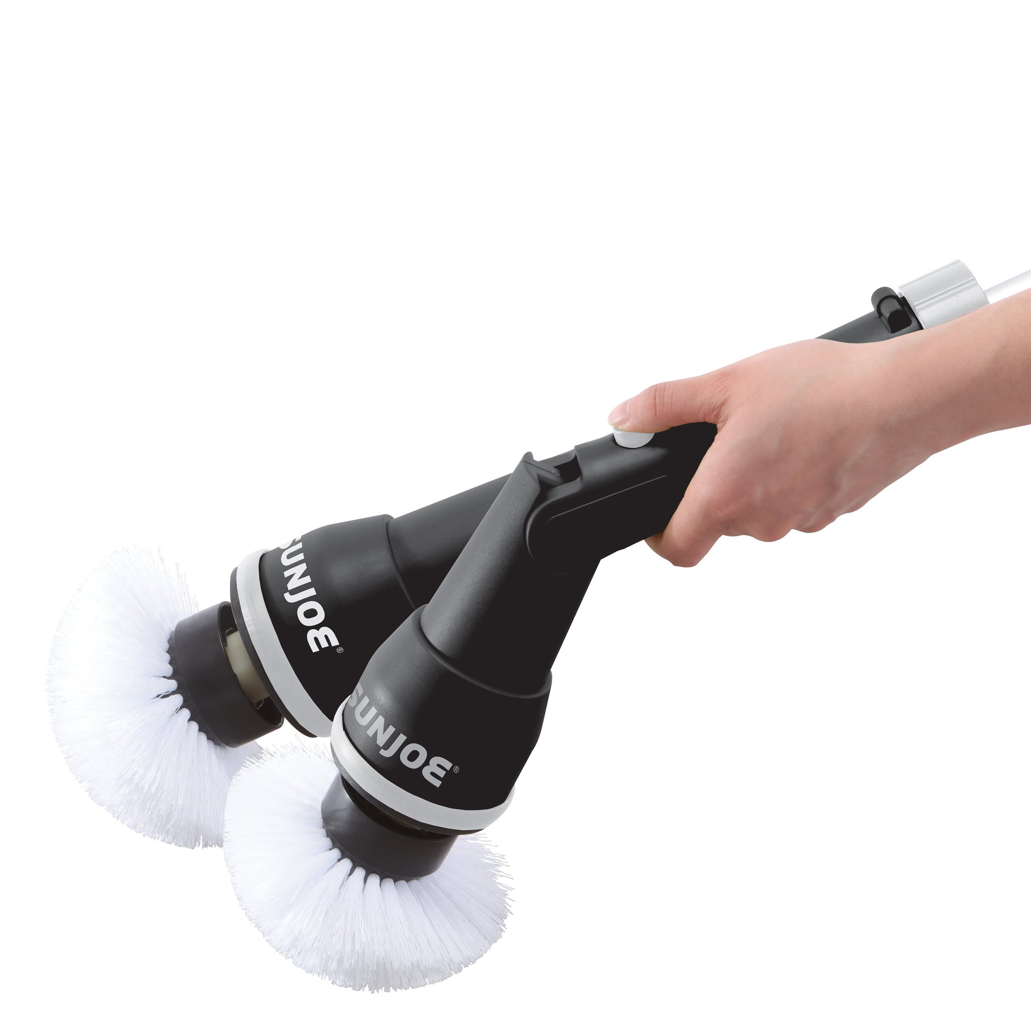 Load image into Gallery viewer, Sun Joe 24V-PWSCRB-LTW-BLK iON+ Cordless Handheld 360-Degree Spin Scrubber Brush Kit | W/ 1.3-Ah Battery and Charger (Black)