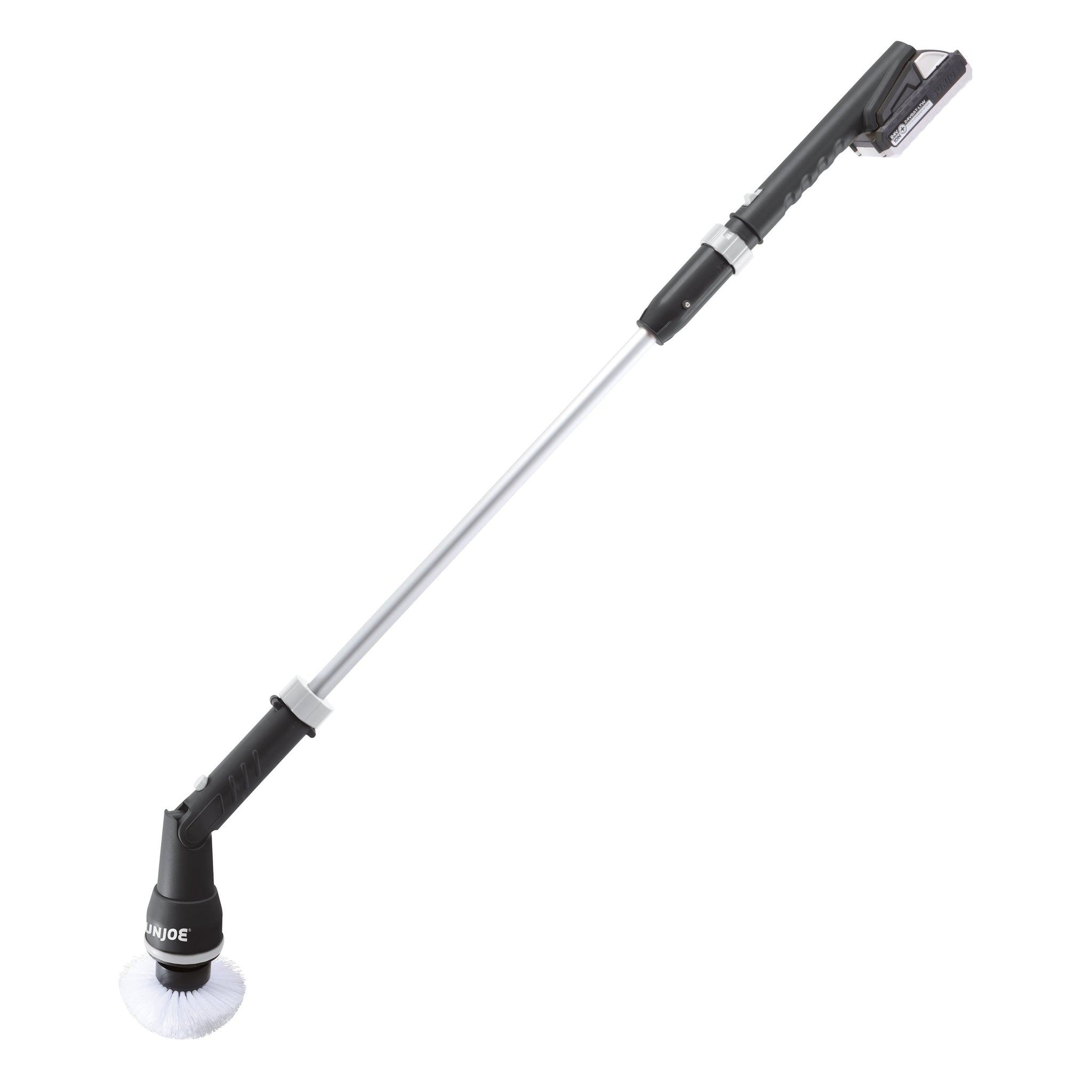 Load image into Gallery viewer, Sun Joe 24V-PWSCRB-LTW-BLK iON+ Cordless Handheld 360-Degree Spin Scrubber Brush Kit | W/ 1.3-Ah Battery and Charger (Black)