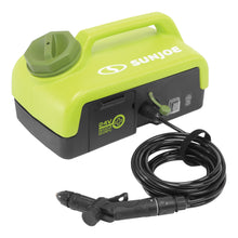 Load image into Gallery viewer, Sun Joe 24V-PSW2.5-SJG 24-Volt iON+ Cordless Portable Spray Washer Kit | W/ 1.3-Ah Battery, Charger, and Storage Bag

