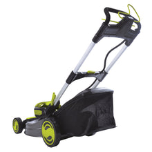 Load image into Gallery viewer, Sun Joe iON100V-POWERUP-BDL 100-Volt iONPRO POWERUP Bundle | W/ 100-Volt Snow Blower Kit, Lawn Mower, and Chainsaw
